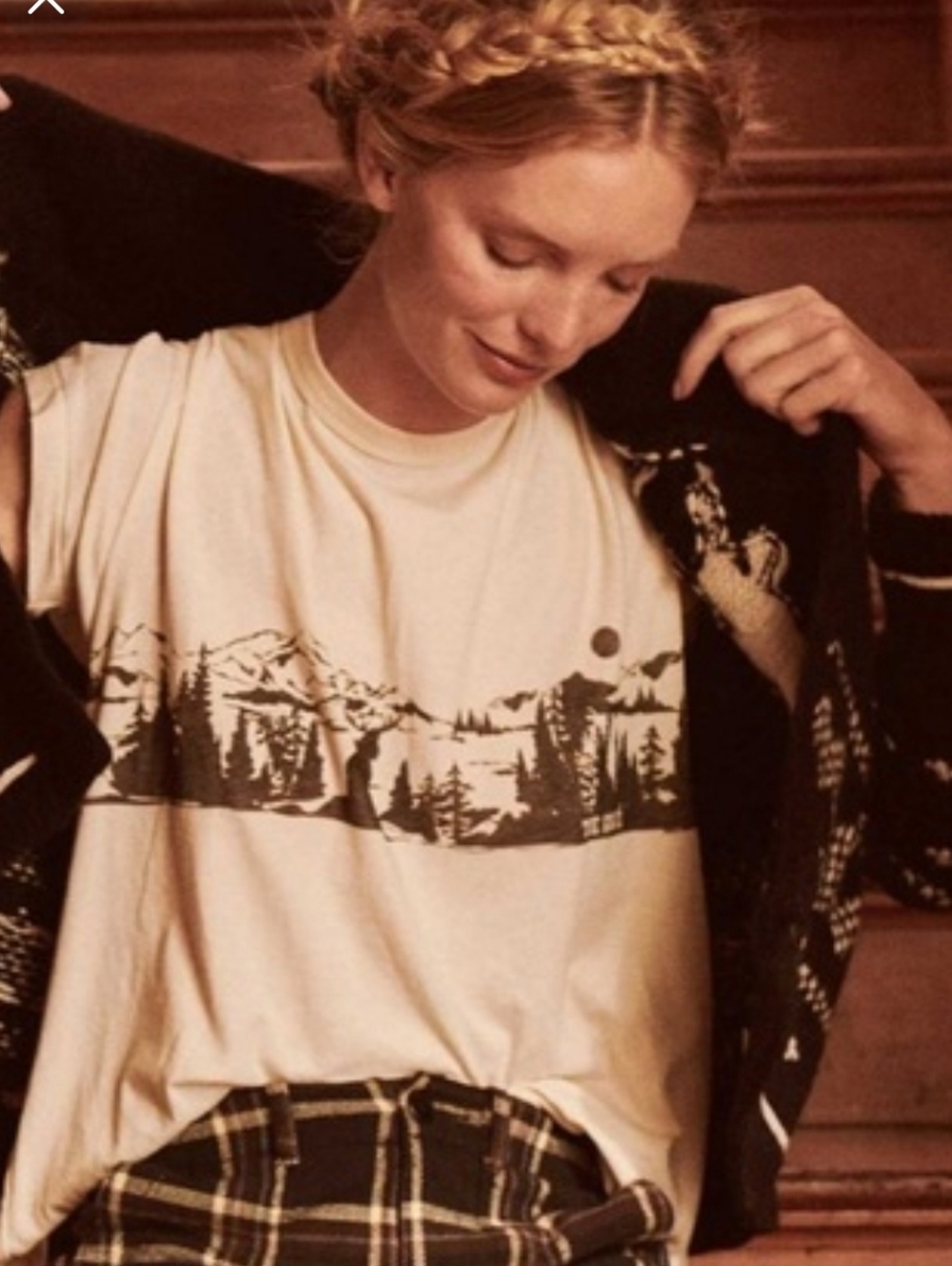 THE GREAT. NWOT Alpine Tee Sz 1